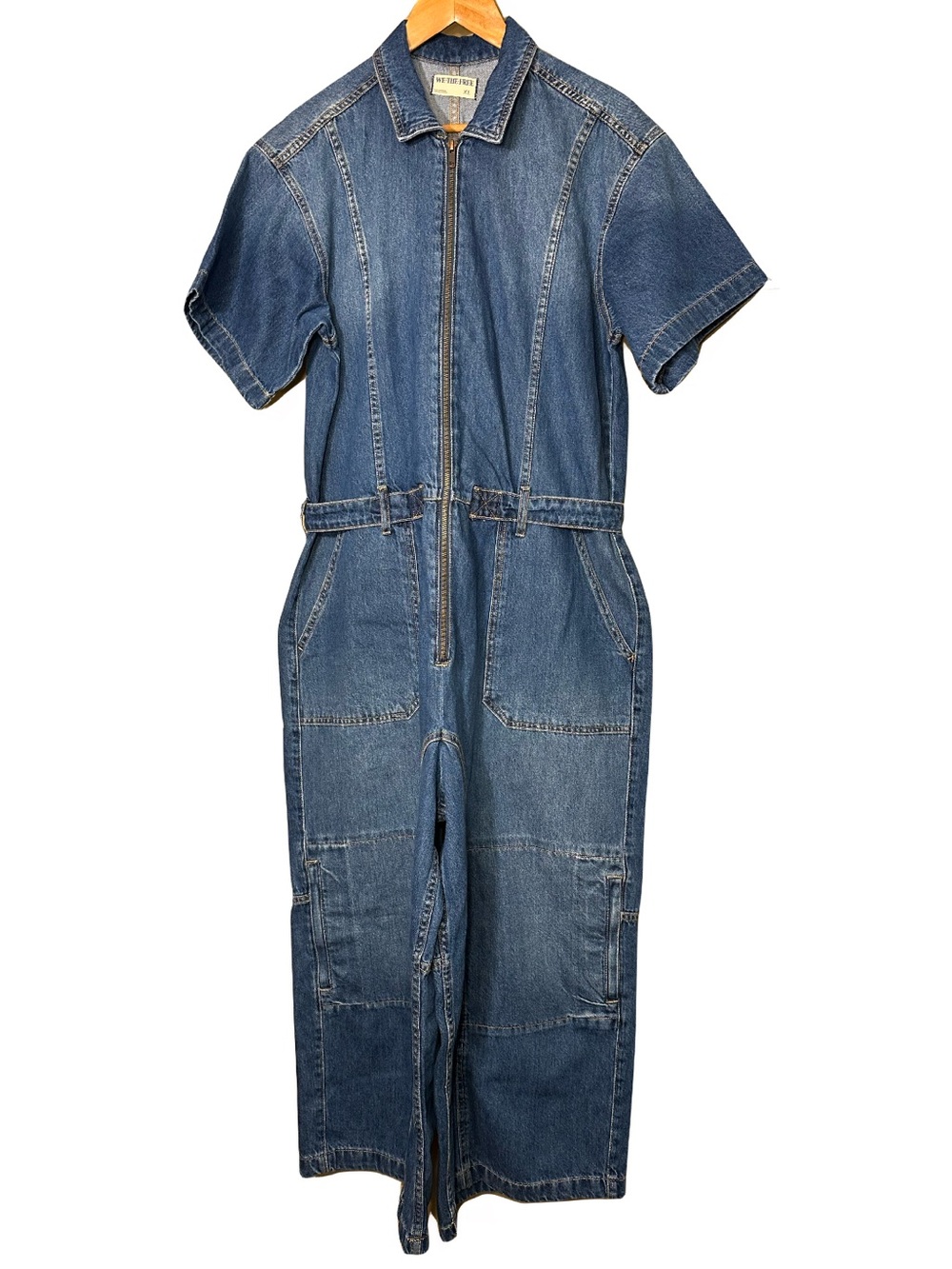 We The Free Free People Denim Jumpsuit XL